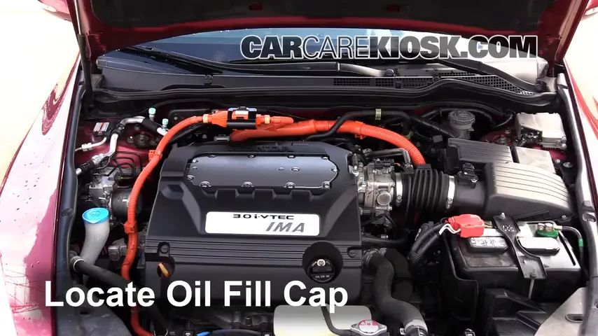 2007 Honda Accord Hybrid 3.0L V6 Oil